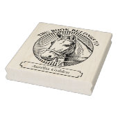 Ex Libris - Mooie paarden Rubberstempel (Stempel)