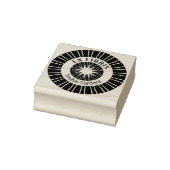 Ex Libris Mystical Star Burst v3 Rubberstempel (Stempel)