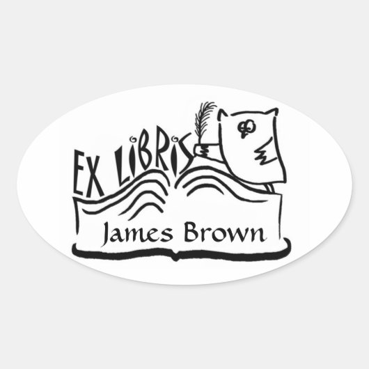 Ex Libris Ows avec Stickers Book (Devant)