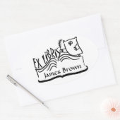 Ex Libris Ows avec Stickers Book (Enveloppe)