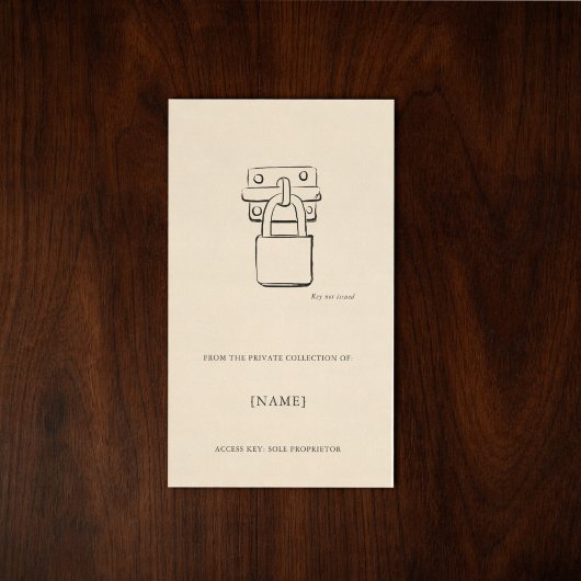 Ex Libris personnalisé | Autocollant de plaque de
