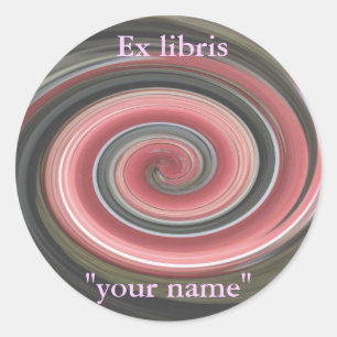 Ex Libris Stickers #1 Abstraits pour Customiser