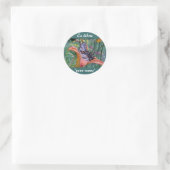 Ex libris Stickers papillon Swallowtail Personnali (Sac)