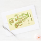 Ex Libris Stickers Plate de livre Floral (Enveloppe)