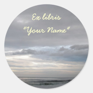 Ex libris Sunrise IBSP-stickers Ronde Sticker