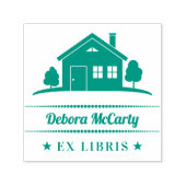 Ex Libris | Thuis Zelfinktende Stempel (Design)