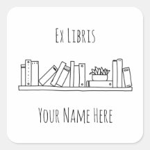 Ex Libris Zwart-wit Bookplate