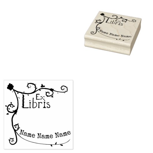 Ex Lirbis tampon de livre (Tamponné)