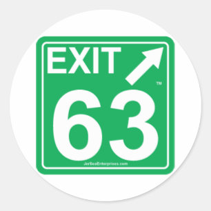 EX-ORG63 RONDE STICKER