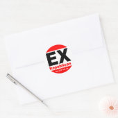 Ex-Republikeinse revers Stickers (Envelop)