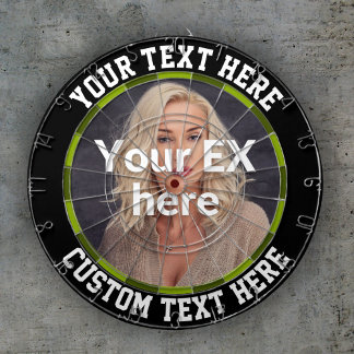 Ex vriendin vrouw vriendje uiteenvalt stress relie dartbord