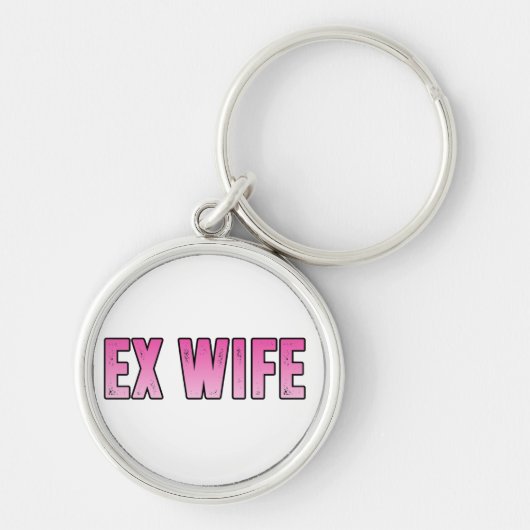 ex vrouw ex man sleutelhanger (Voorkant)