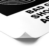 Exactitude du tir Poster drôle (Coin)