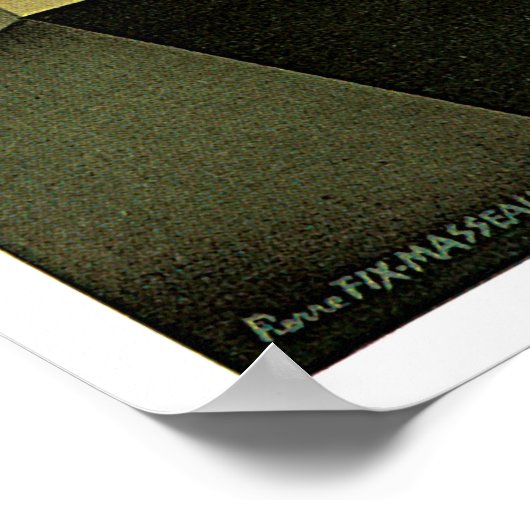 Exactitude Poster ferroviaire Vintage (Coin)