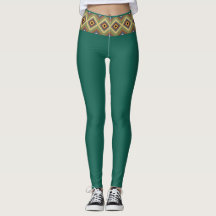 examen des leggings gymart turquoise foncé