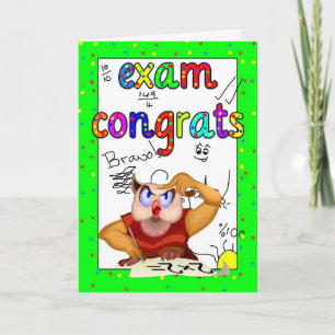 Examen Gefeliciteerd Kaart - examen