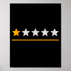 Examen Overlever Grappig 1 Ster Zeer Slecht Zou Ni Poster