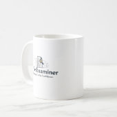 Examinateur de titres Mug – Précision. Clarté. Con (Devant gauche)