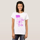 EXANGLIA (Purple) Basic T-shirt (Voorkant volledig)