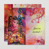 EXCALIBUR 3 , helder rood ,roze paars Kaart (Voorkant / Achterkant)