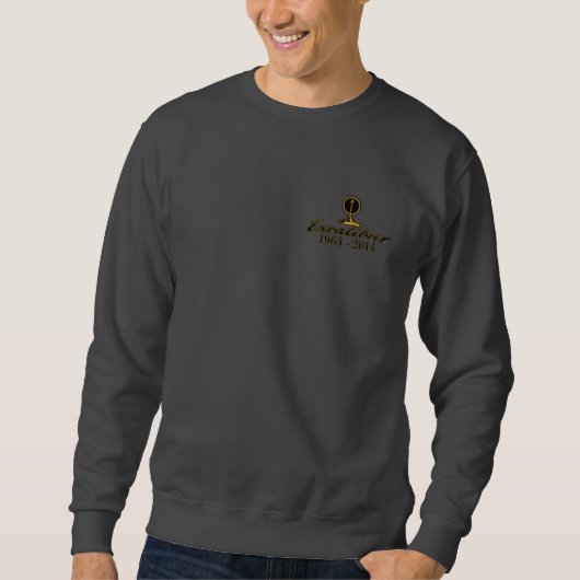 Excalibur 50th Jubileum 2 Sided Mannen Sweat Trui (Voorkant)