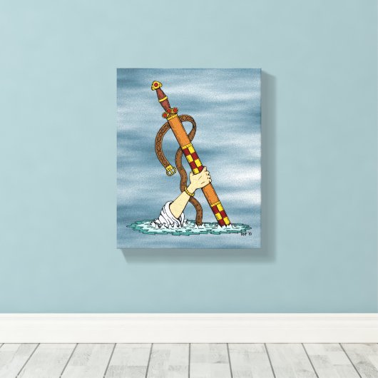 Excalibur Canvas Afdruk (Insitu (Houten vloer))