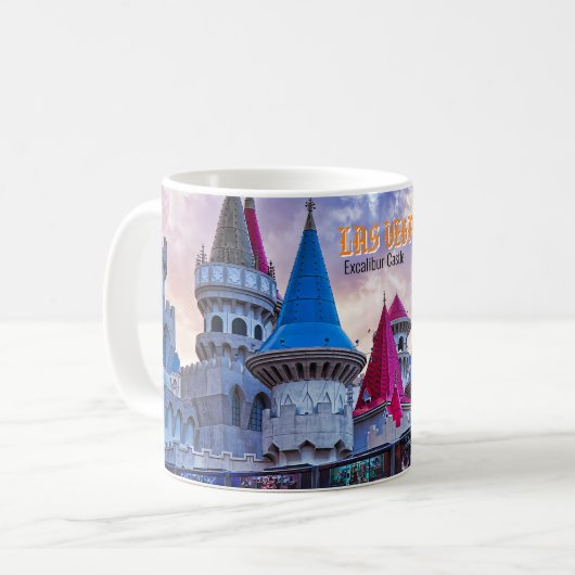 Excalibur Castle Las Vegas Coffee Mug (Devant gauche)