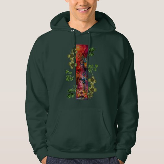 EXCALIBUR EN SHAMROCKS St.Patrick's Day Party Hoodie (Voorkant)