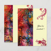 EXCALIBUR , helder rood creme Kaart (Voorkant / Achterkant)