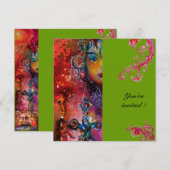 EXCALIBUR, helder rood, grijs Kaart (Voorkant / Achterkant)