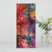 EXCALIBUR, helder rood, zwart Kaart (Staand voorkant)