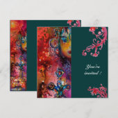 EXCALIBUR, helderrood, blauw Kaart (Voorkant / Achterkant)