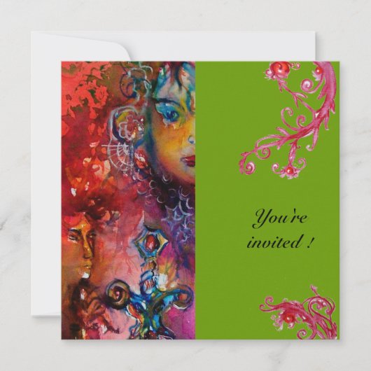 EXCALIBUR, helderrood, grijs Kaart (Voorkant)