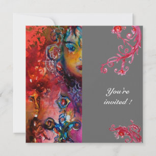 EXCALIBUR, helderrood, grijs Kaart