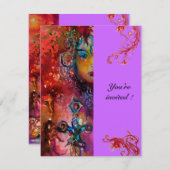 EXCALIBUR , helderrood, paars Kaart (Voorkant / Achterkant)