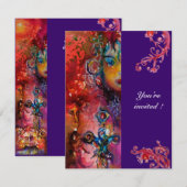 EXCALIBUR , helderrood, paars Kaart (Voorkant / Achterkant)