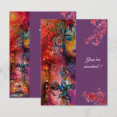 EXCALIBUR , helderrood , roze paars Kaart (Voorkant / Achterkant)