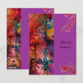 EXCALIBUR , helderrood , roze paars Kaart (Voorkant / Achterkant)