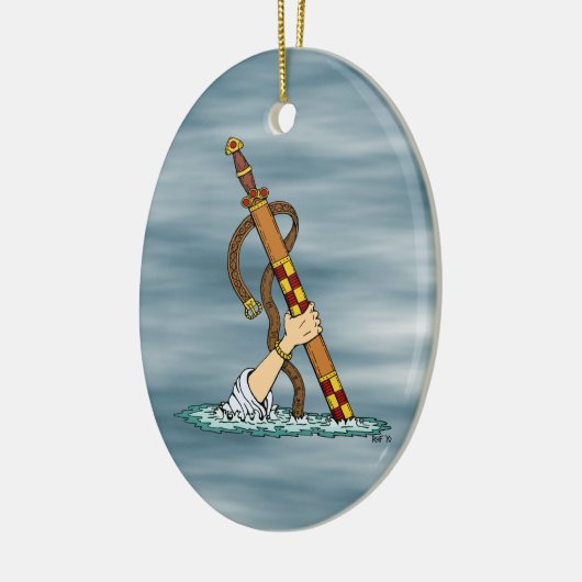 Excalibur Keramisch Ornament (Links)