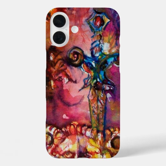 EXCALIBUR Magic en Mystery, Red Fantasy Case-Mate iPhone Case (Achterkant)