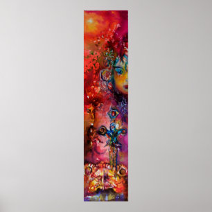 EXCALIBUR Magic Sword Arcurian Legend Waterverf Poster