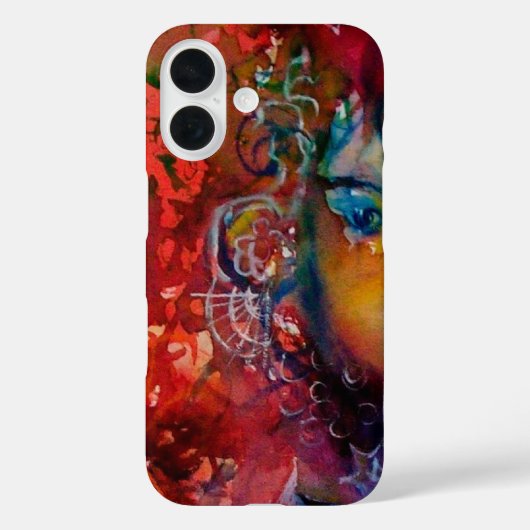 EXCALIBUR/MAGIC SWORD Fuchsia Red Black Fantasy Case-Mate iPhone Case (Achterkant)