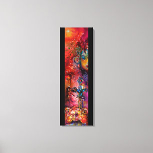 EXCALIBUR Magisch Zwaard Fantasy Waterverf Canvas Afdruk