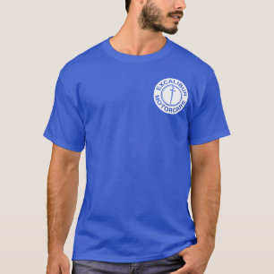 Excalibur Motorcars White logo T-shirt
