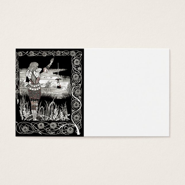 Excalibur Rising van het meer Visitekaartje (Voorkant)