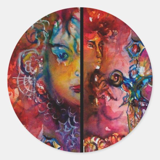 EXCALIBUR RONDE STICKER (Voorkant)