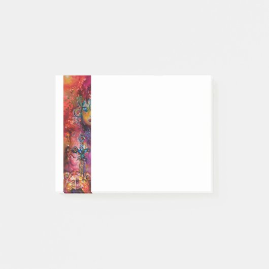 EXCALIBUR, rood Paars zwart Post-it® Notes (Voorkant)