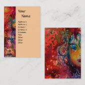 EXCALIBUR roze eggshell Visitekaartje (Voorkant / Achterkant)