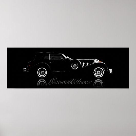 Excalibur Series IV Black Phaeton 36 x 12 Poster (Voorkant)