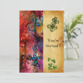 EXCALIBUR ,St Patrick's Day Feest ,perkament Kaart (Staand voorkant)